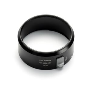 Adapta la Ricoh GR III a filtros estándar de 49mm con fijación Auto-Lock segura, instalación sin herramientas y compatibilidad con la tapa NiSi PR-5.