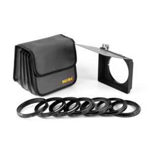 Descubre los NiSi JetMag Pro Matte Box Kits 82MAG y 95MAG, con adaptadores dedicados, bandera de fibra de carbono y bolsa de transporte.